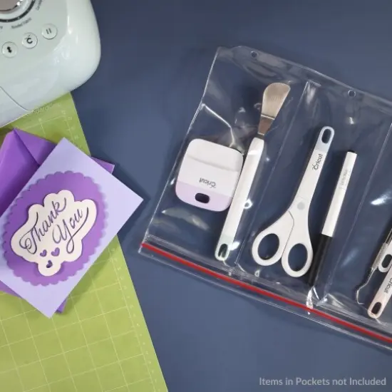 Multi-Pocket Zipper Binder Page for Die Cutting Tools - 3 Pocket {5}