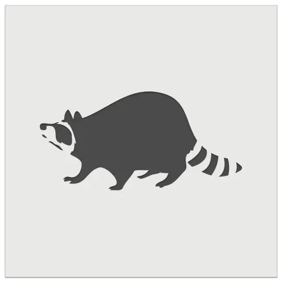 Wandering Raccoon Trash Panda Wall Cookie DIY Craft Reusable Stencil {2}