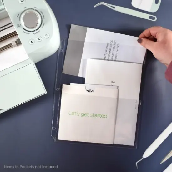 Clear Vinyl Collector's Pages for Craft Machine Instructions - 5 &frac14;" x 8 &frac12;" {3}