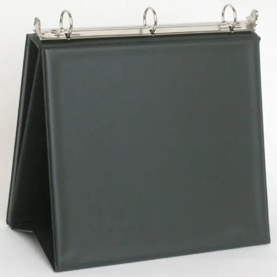 Flip Chart Easel Presentation Binder Landscape/Horizontal - Black {1}