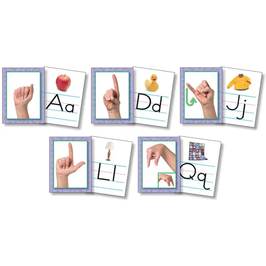 American Sign Language Card, Pack of 26 {1}