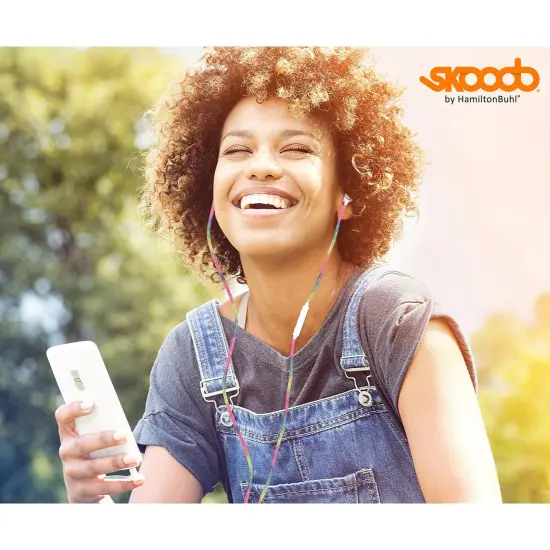 Skooob Tangle Free Earbud Covers - Rainbow, Pack of 20 {2}
