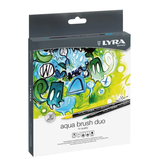 Aqua Brush Duo Art Markers, 24 Colors {2}