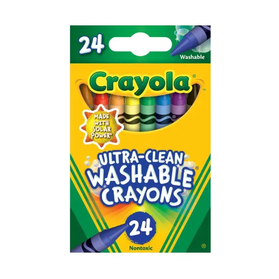 Ultra-Clean Washable Crayons, 24 Per Pack, 6 Packs {2}