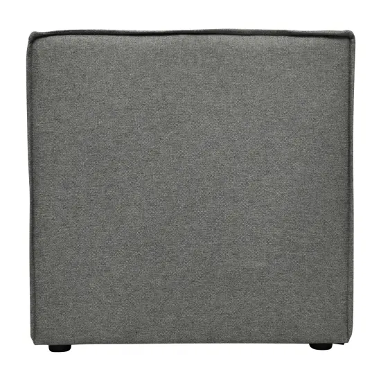 Merrick Lane Weller Modular Middle Armless Chair Dark Gray {4}