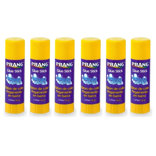 Washable Glue Stick, 1.27 oz, Pack of 6 {1}