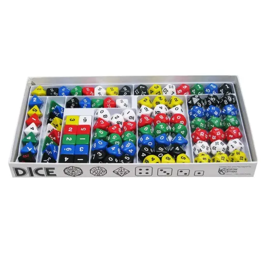 Sampler Set of Opaque Polyhedra Dice, 100 Count {1}