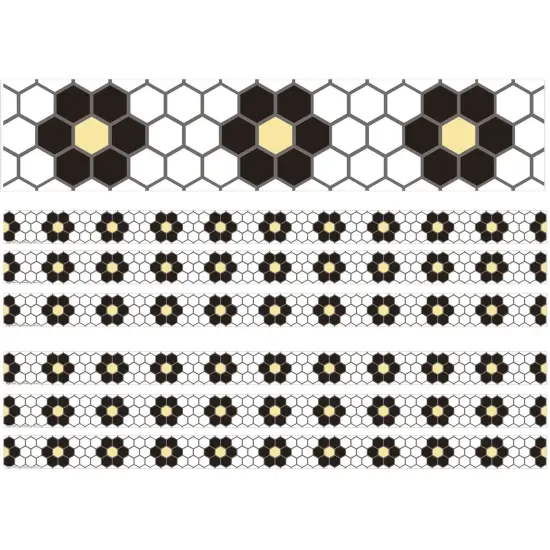 The Hive Floral Mosaic Deco Trim&reg;, 37 Feet Per Pack, 6 Packs {1}