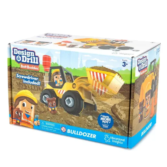 Design & Drill Bolt Buddies Bulldozer {3}