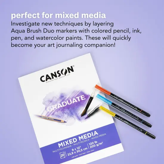 Aqua Brush Duo Art Markers, 12 Colors {4}