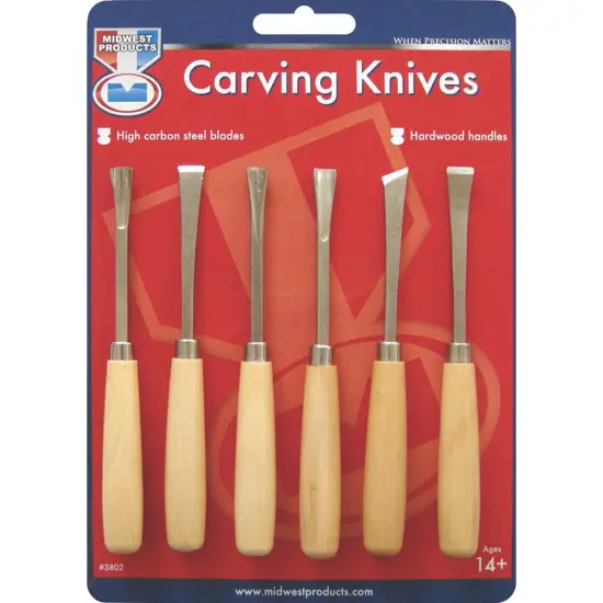 Midwest Products Carving Knife Set-6/Pkg {1}
