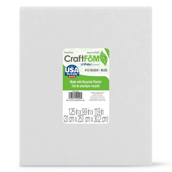FloraCraft CraftFoM Block-1.25"x9.9"x11.9" {1}