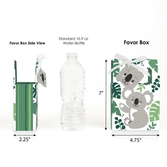 Big Dot of Happiness Koala Cutie - Bear Birthday Party and Baby Shower Favor Boxes - Set of 12 {3}