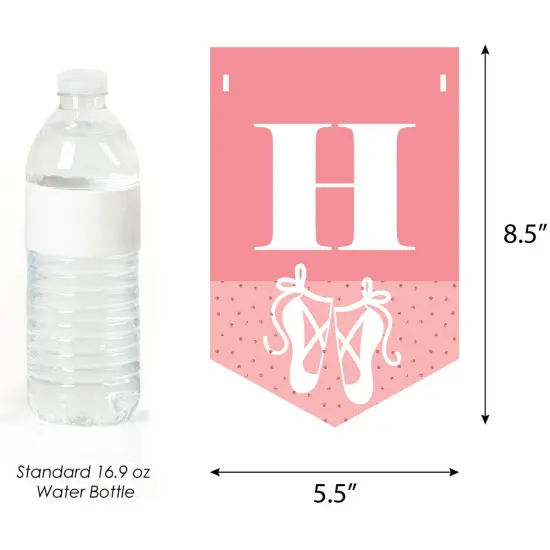 Big Dot of Happiness Tutu Cute Ballerina - Ballet Birthday Party Bunting Banner - Birthday Party Decorations - Happy Birthday {4}