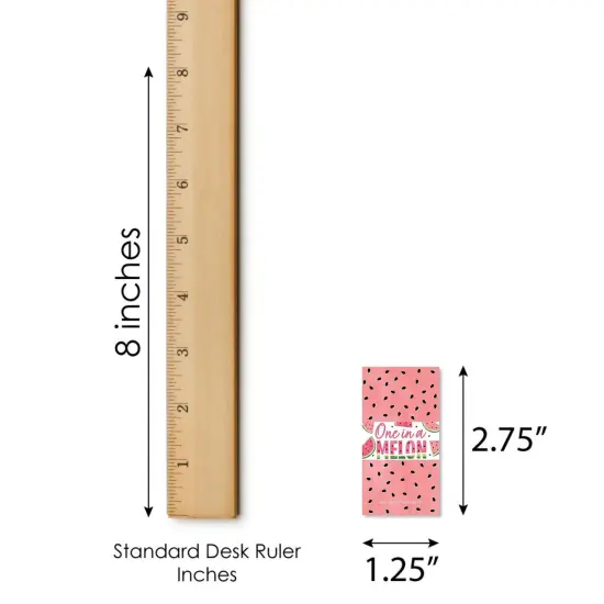 Big Dot of Happiness Sweet Watermelon - Mini Candy Bar Wrapper Stickers - Fruit Party Small Favors - 40 Count {6}