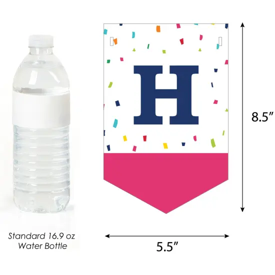 Big Dot of Happiness Gnome Birthday - Happy Birthday Party Bunting Banner - Party Decorations - Happy Birthday {4}