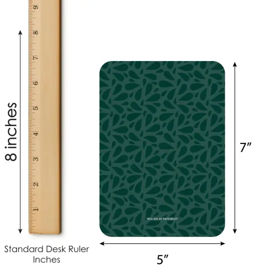 Big Dot of Happiness Emerald Elegantly Simple - Find the Guest Bingo Cards and Markers - Wedding & Bridal Shower Bingo GameSet of 18 {6}