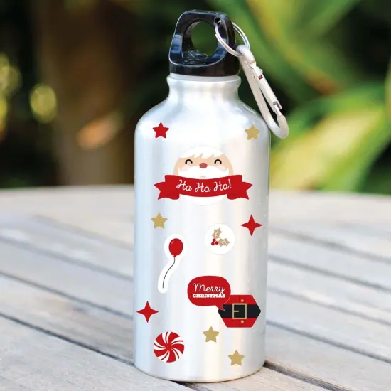 Big Dot of Happiness Jolly Santa Claus - Christmas Party Favor Kids Stickers - 16 Sheets - 256 Stickers {6}