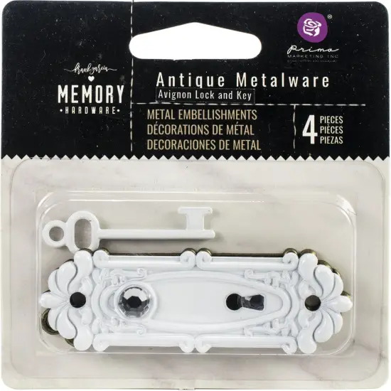 Prima Marketing Memory Hardware Embellishments-Antique Metalware Avigno {1}