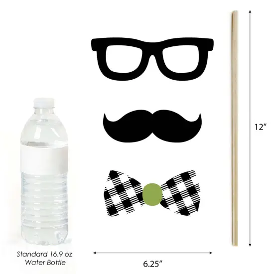 Big Dot of Happiness My Dad is Rad - Father's Day Photo Booth Props Kit - 20 Count {6}