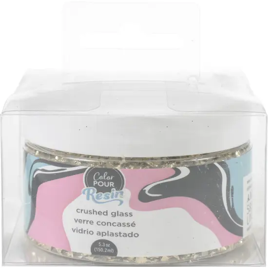 American Crafts Color Pour Resin Mix-Ins-Faux Gold Crushed Glass {1}