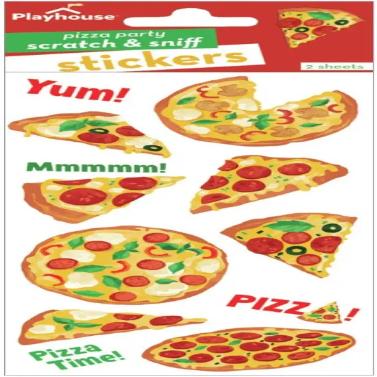 Paper House Scratch And Sniff Stickers-Pizza Party {1}