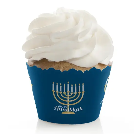 Big Dot of Happiness Happy Hanukkah - Chanukah Party Decorations - Party Cupcake Wrappers - Set of 12 {1}