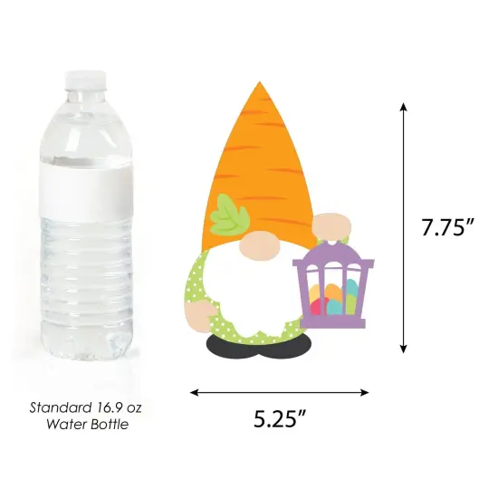 Big Dot of Happiness Easter Gnomes - Decorations DIY Spring Bunny Party Essentials - Set of 20 {4}