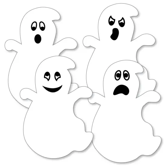 Big Dot of Happiness Spooky Ghost - Ghost Decorations DIY Halloween Party Essentials - Set of 20 {6}