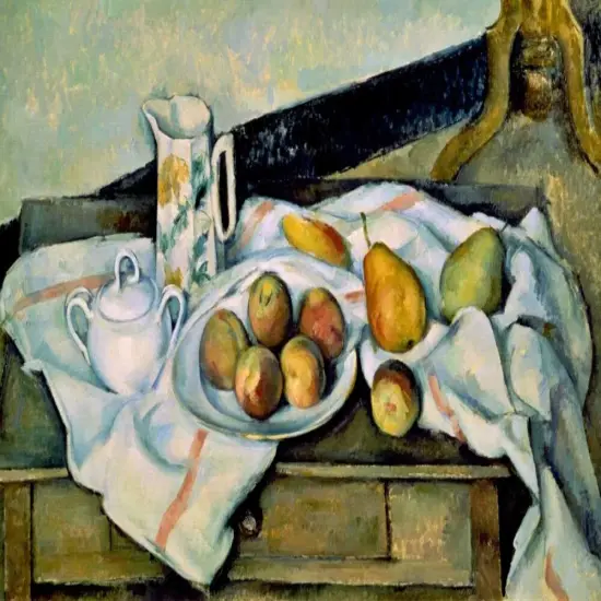 Still Life of Peaches and Pears Poster Print by Paul Cezanne - Item # VARPDX132050 {1}