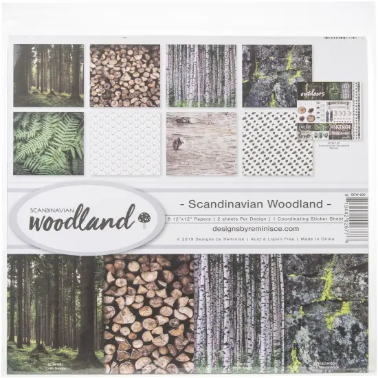 Reminisce Collection Kit 12"X12"-Scandinavian Woodland {1}
