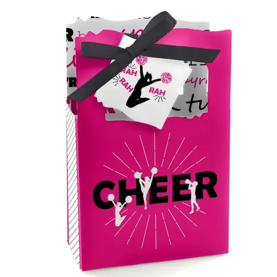 Big Dot of Happiness We've Got Spirit - Cheerleading - Birthday Party or Cheerleader Party Favor Boxes - Set of 12 {1}
