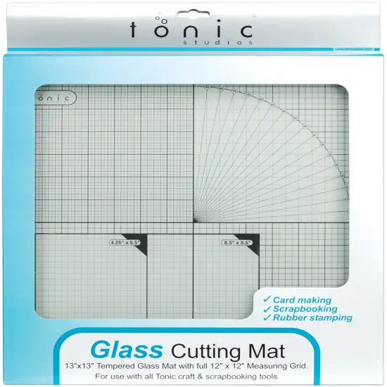 Tonic Tempered Glass Cutting Mat-12"X12" {1}