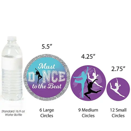 Big Dot of Happiness Must Dance to the Beat - Dance - Birthday Party Giant Circle Confetti - Dance Party Decorations - Large Confetti 27 Count {4}