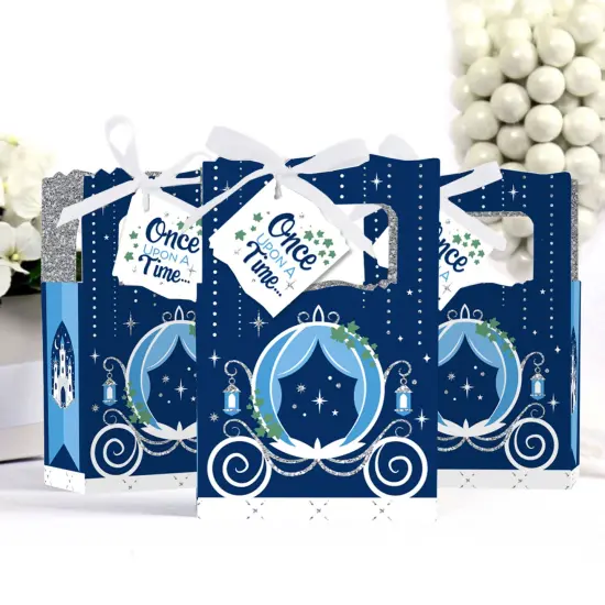 Big Dot of Happiness Fairy Tale Fantasy - Royal Prince and Princess Party Favor Boxes - Set of 12 {4}