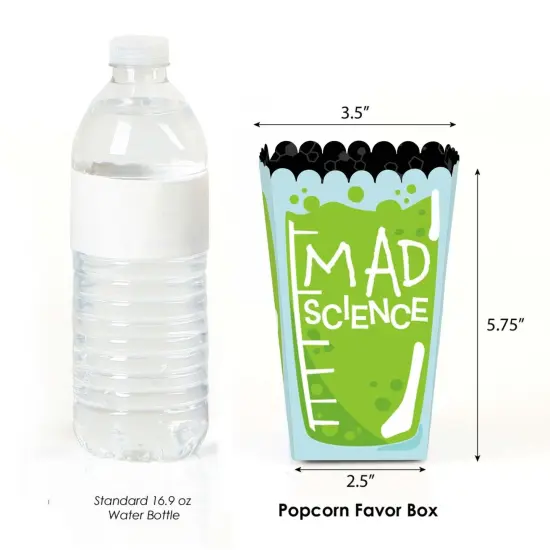 Big Dot of Happiness Scientist Lab - Baby Shower or Birthday Party Favor Popcorn Treat Boxes - Set of 12 {3}