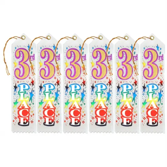 3rd Place Award Ribbon (Pack of 6) {1}