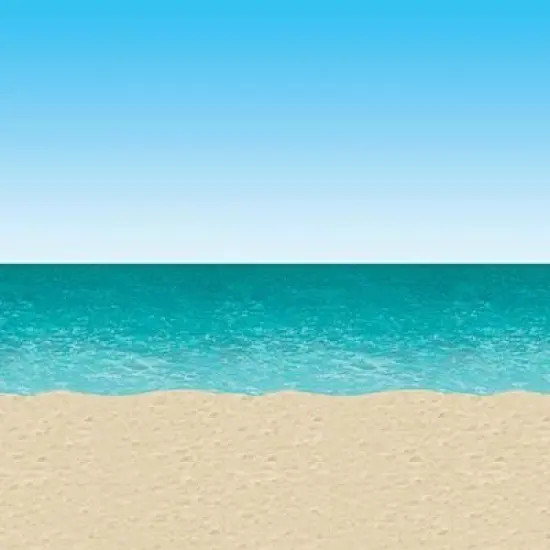 Ocean & Beach Backdrop (Pack of 6) {1}