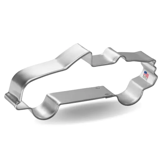Convertible Car Cookie Cutter 4.5 in, CookieCutter.com, Tin Plated Steel, Handmade in the USA {1}