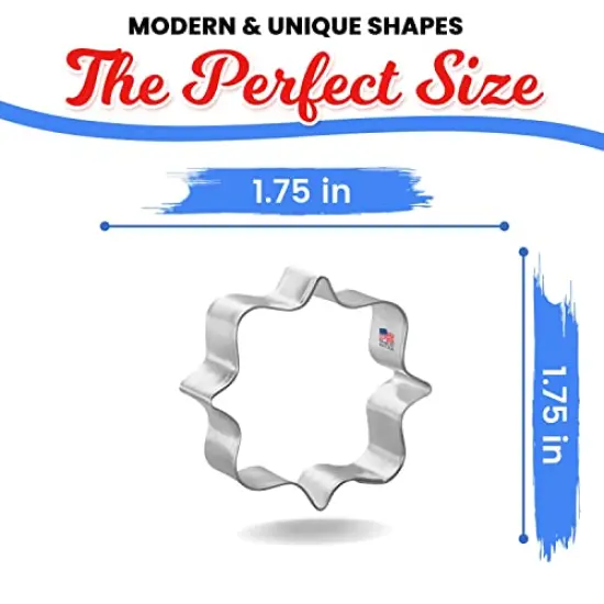CookieCutter.com 1.75 in Mini Square Plaque Frames Cookie Cutter Shapes Made in USA {2}