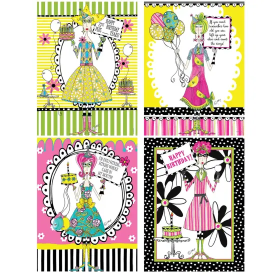 Dolly Mamas Adult Celebratn Poster Cos, (Pack Of 12) {1}
