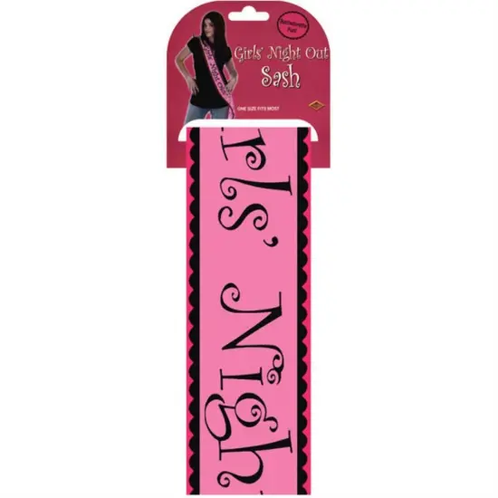 Girls' Night Out Satin Sash (Pack of 6) {1}