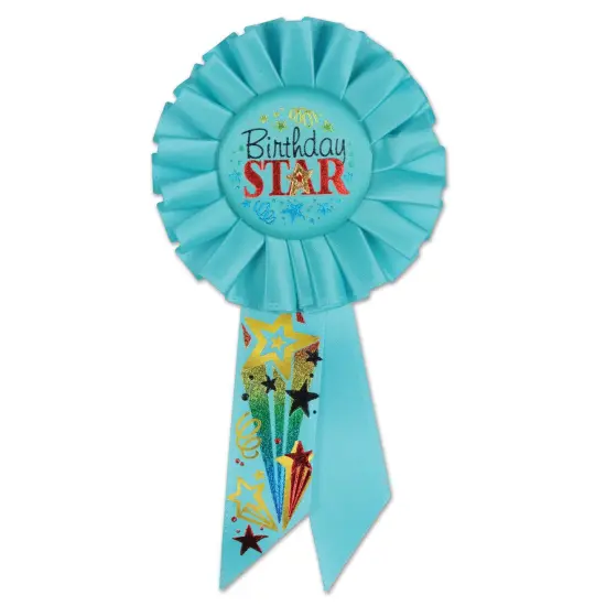 Birthday Star Rosette (Pack of 6) {1}