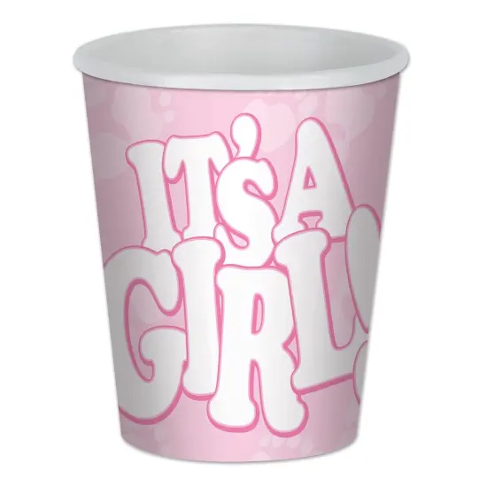 It's A Girl! Beverage Cups (Pack of 12) {1}