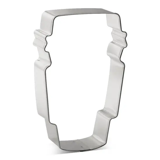 Latte Cup Cookie Cutter 4 in, CookieCutter.com, Tin Plated Steel, Handmade in the USA {1}