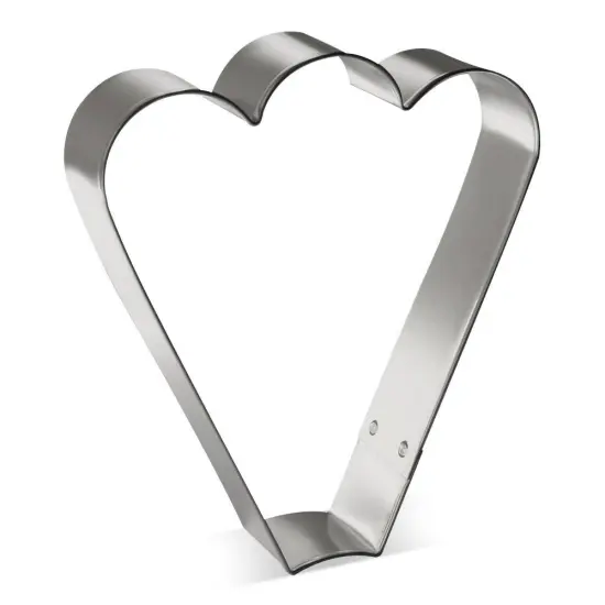 Fan Three Bumps Cookie Platter Cutter 4.5 in B0714, CookieCutter.com, Tin Plated Steel, Handmade in the USA {1}