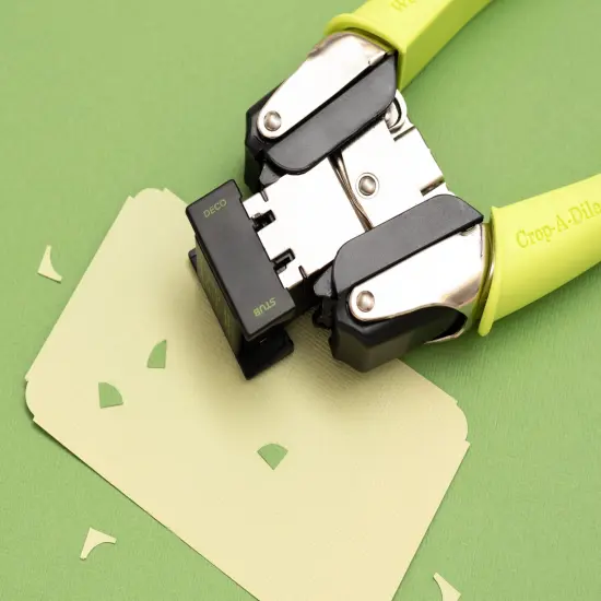 We R Crop-A-Dile Retro Corner Chomper Tool-Stub & Deco {6}