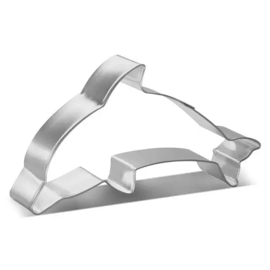 Dolphin Cookie Cutter 4.5 in, CookieCutter.com, Tin Plated Steel, Handmade in the USA {1}