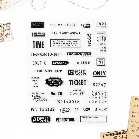 Little Details and Elements, Clear Stamps 4x6 inch by Wintertime Crafts {2}