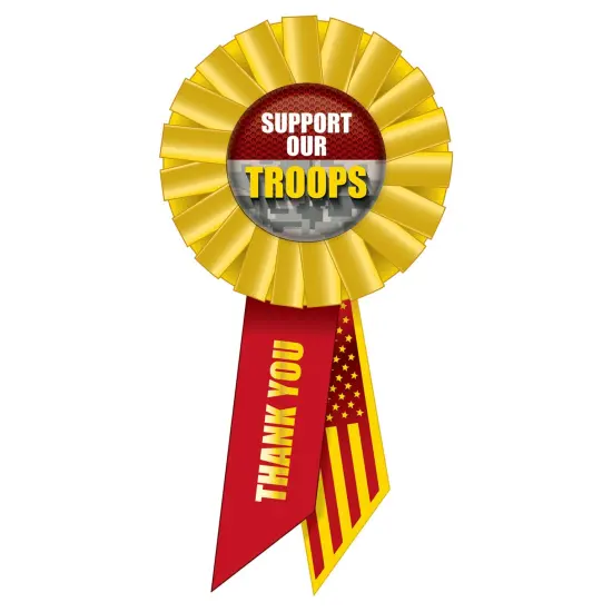 Support Our Troops Rosette, (Pack of 6) {1}